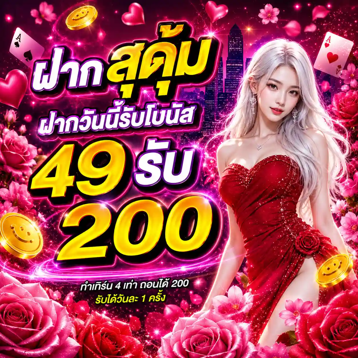 ROSE678 สล็อตวอเลทใหม่ล่าสุด สมัครเองง่ายมาก รับโปรสมาชิกใหม่
